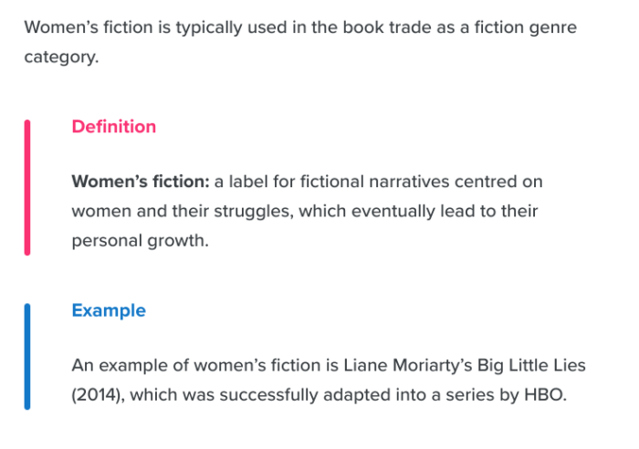 Women’s Fiction What is women’s fiction StudySmarter Magazine