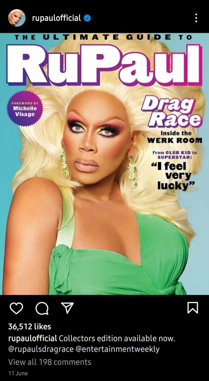 LGBTQ Celebrities Famous LGBTQ Celebrities RuPaul Vaia Magazine 