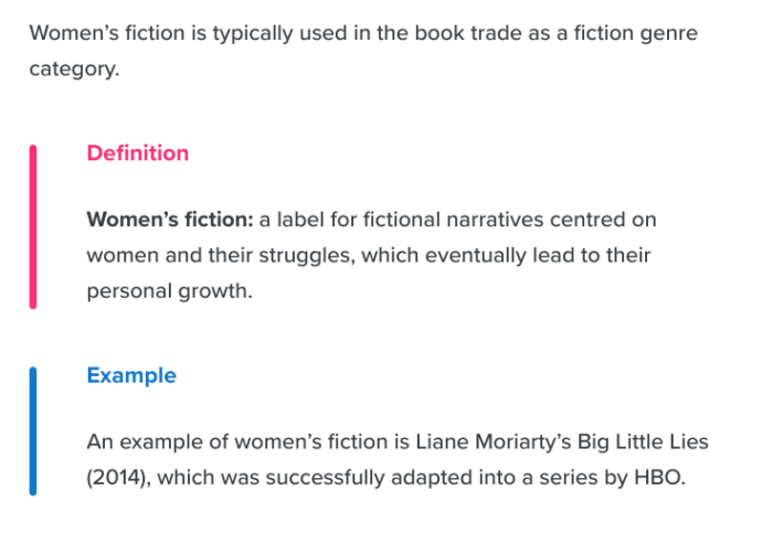 Women’s Fiction What is women’s fiction Vaia Magazine