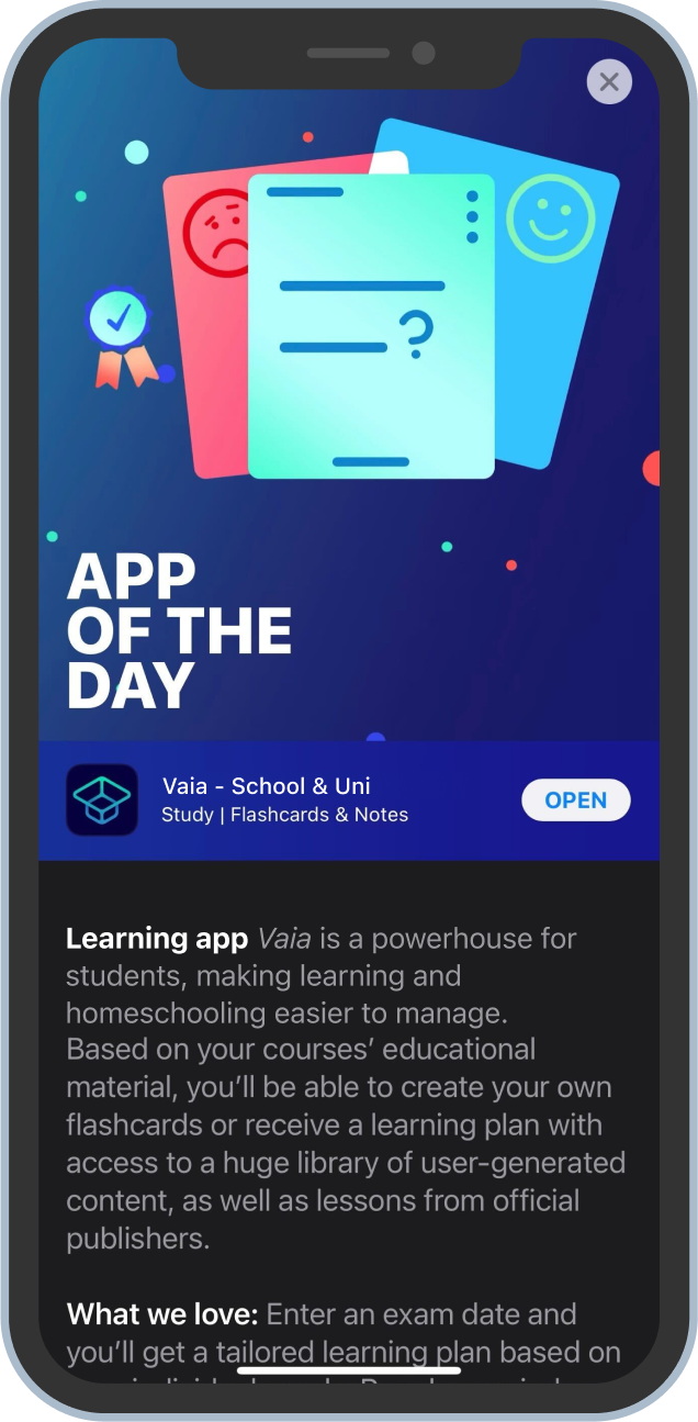 Vaia AppStore App of the Day
